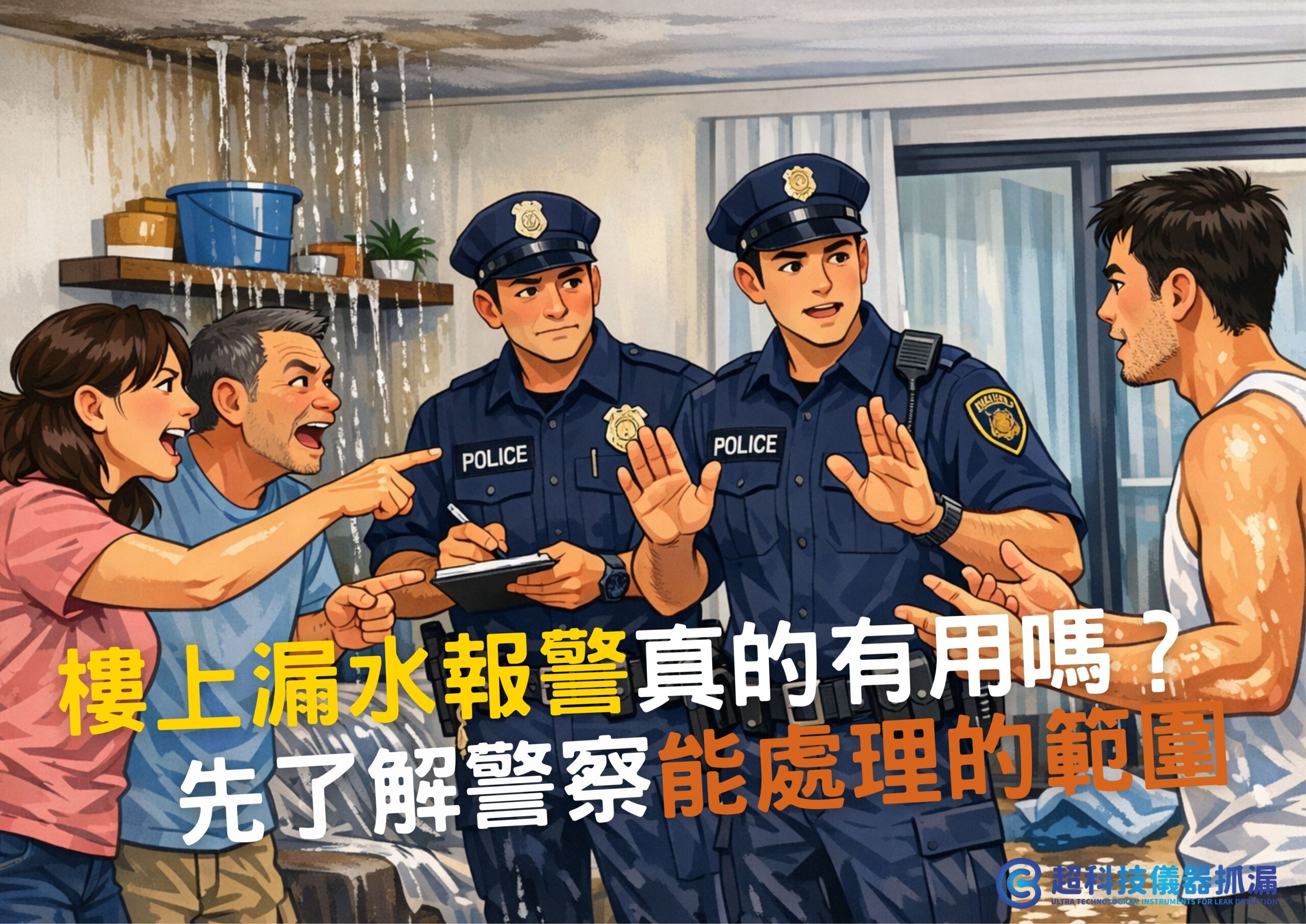 樓上漏水報警